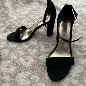 BLACK MADDEN GIRL HEELS size 7